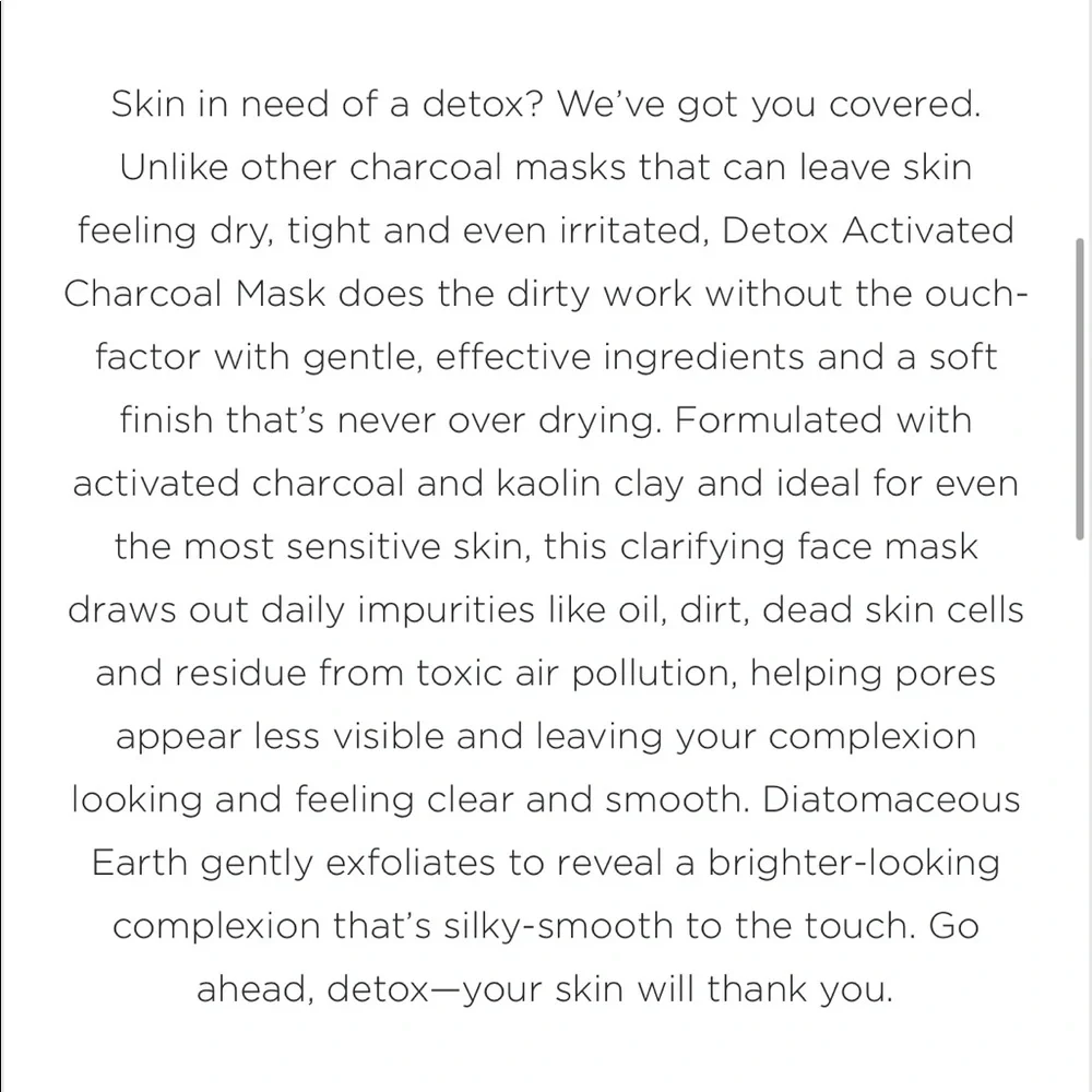 Cosmedix Detox Activated Charcoal Mask